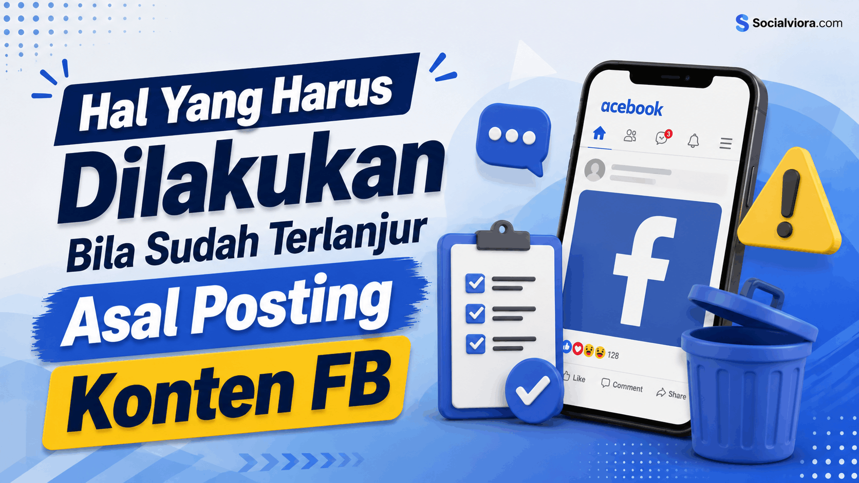 Hal Yang Harus Dilakukan Bila Sudah Terlanjur Asal Posting Konten FB