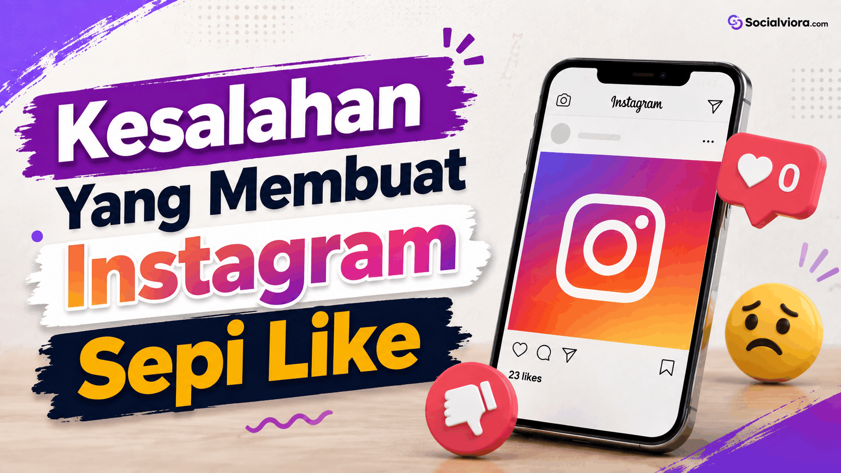 Kesalahan Yang Membuat Instagram Sepi Like