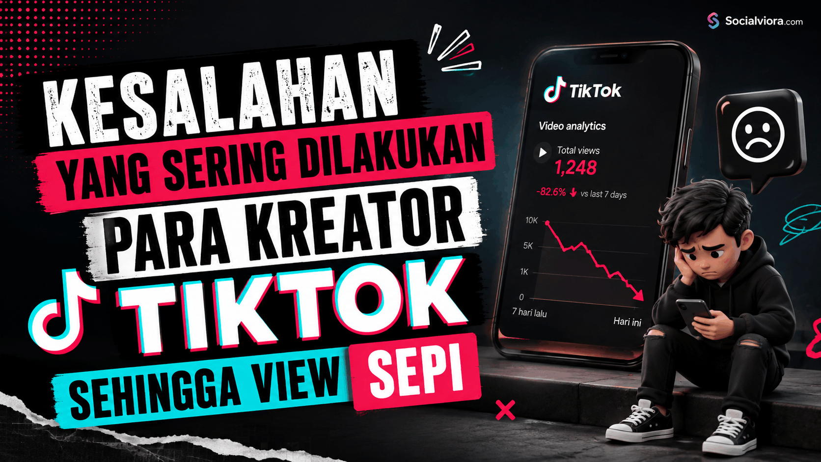 Kesalahan yang Sering Dilakukan Para Kreator Tiktok Sehingga View Sepi